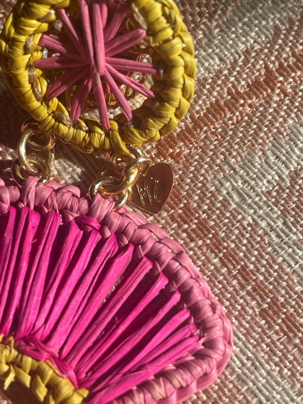Mercedes Salazar Raffia Earrings - Picture 6 of 6
